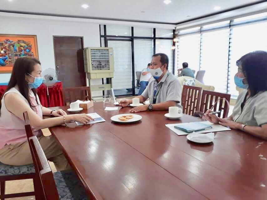 Lipa CENR Officer during the meeting with Batangas 3rd Congressional District Representative 