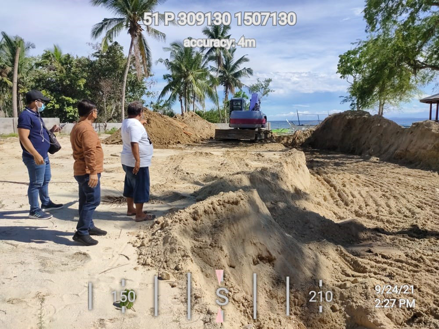DENR CENRO Lipa continues investigation and enforcement activities to address illegal occupation and structures in Lobo, Batangas