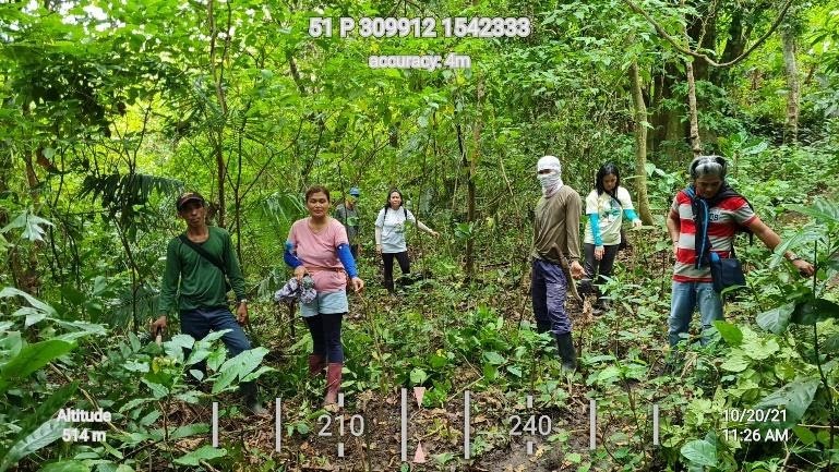 More than 350 hectares of forestland in Mt. Malaraya Forest Reserve, planted with indigenous and fruit bearing seedlings